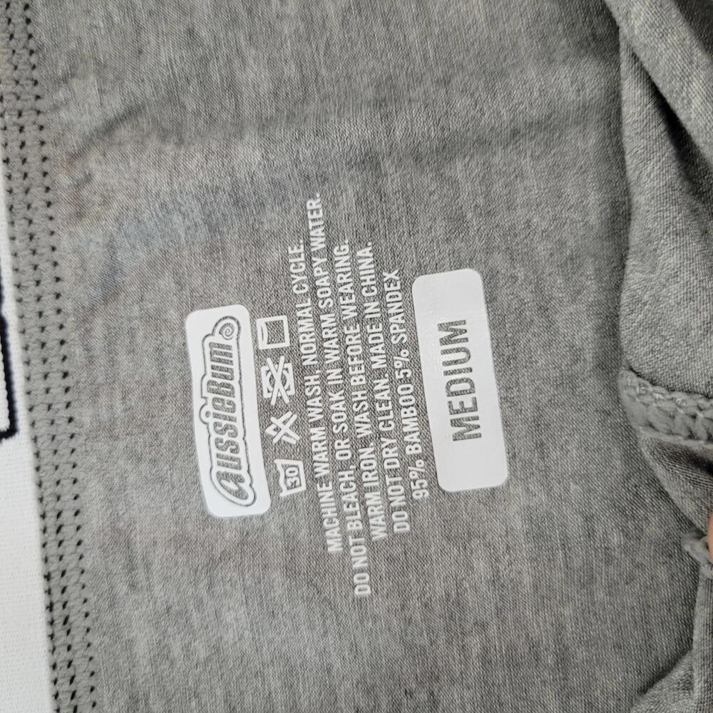 AussieBum Men’s Med 30" Boxer Brief Heather Gray NEW - Picture 3 of 3